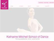 Tablet Screenshot of kmitchelldance.co.uk